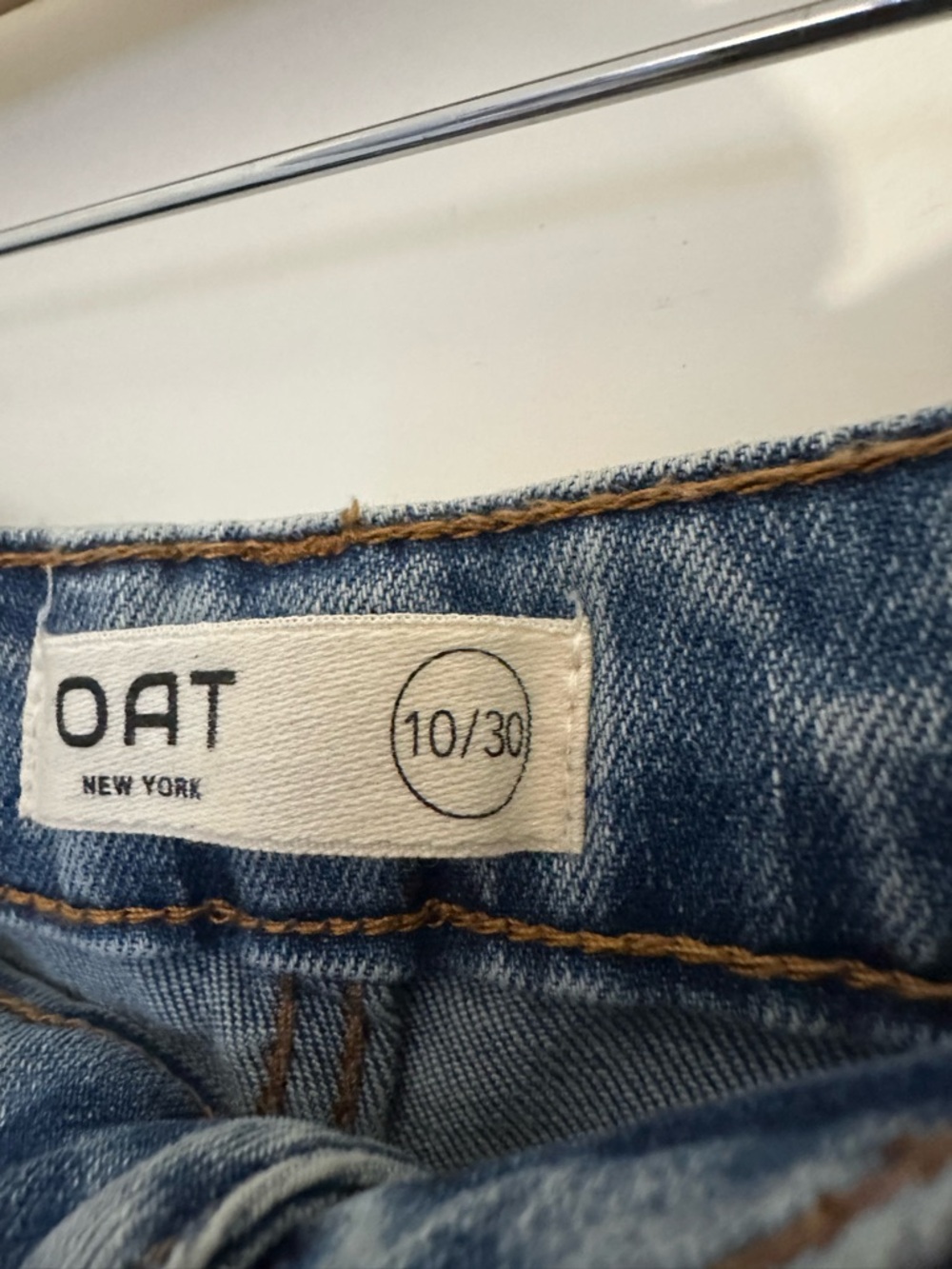 OAT Wide Leg Cropped Jeans - size 30 - size 10 - Picture 4 of 8